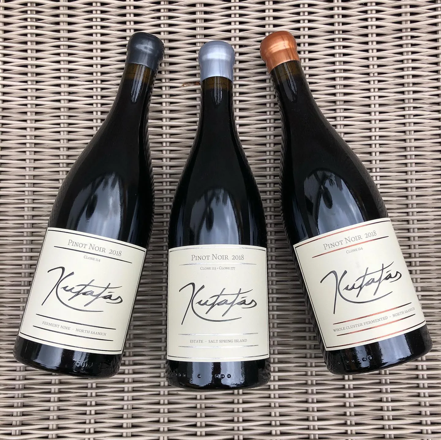 Kutatas Wines bottles