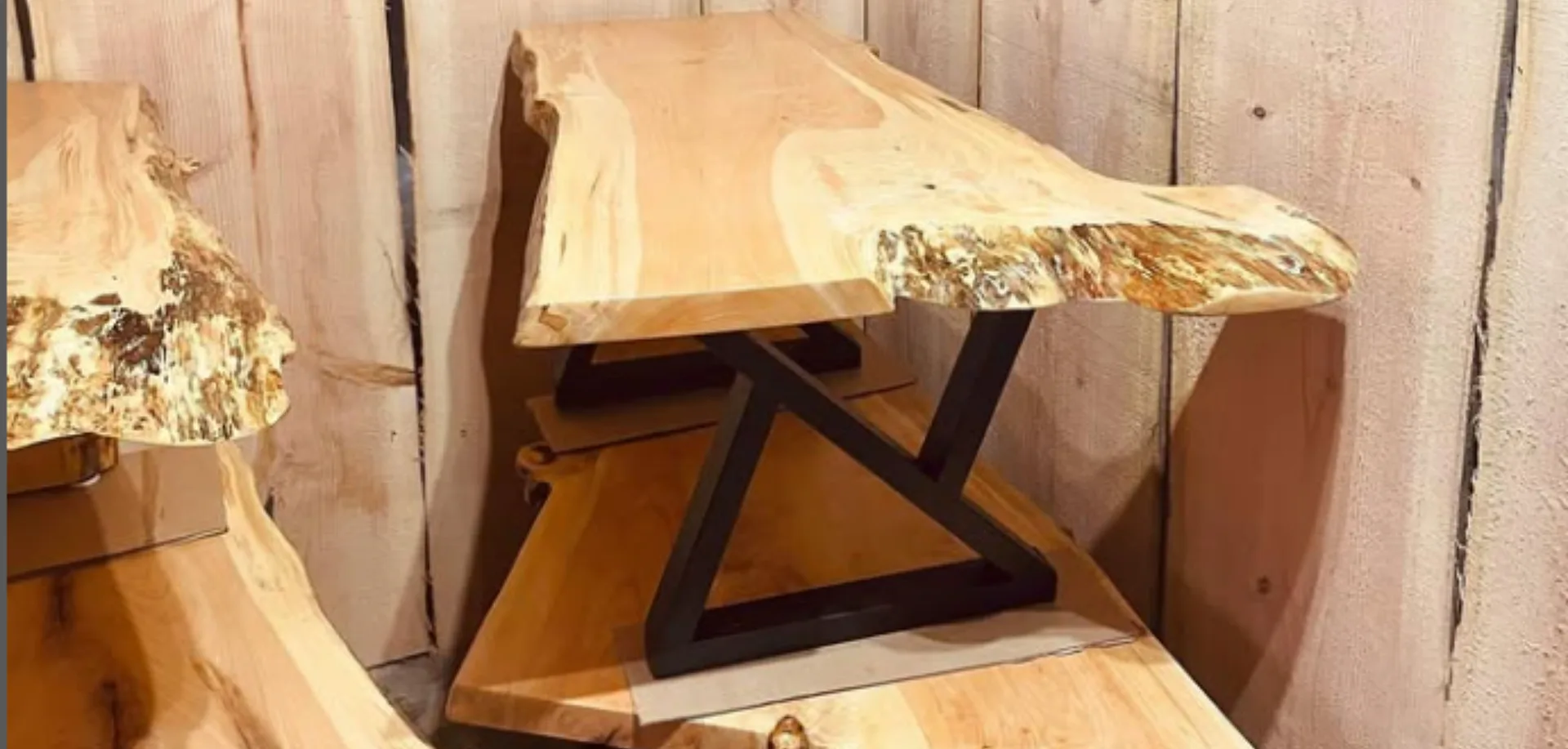 handcrafted table