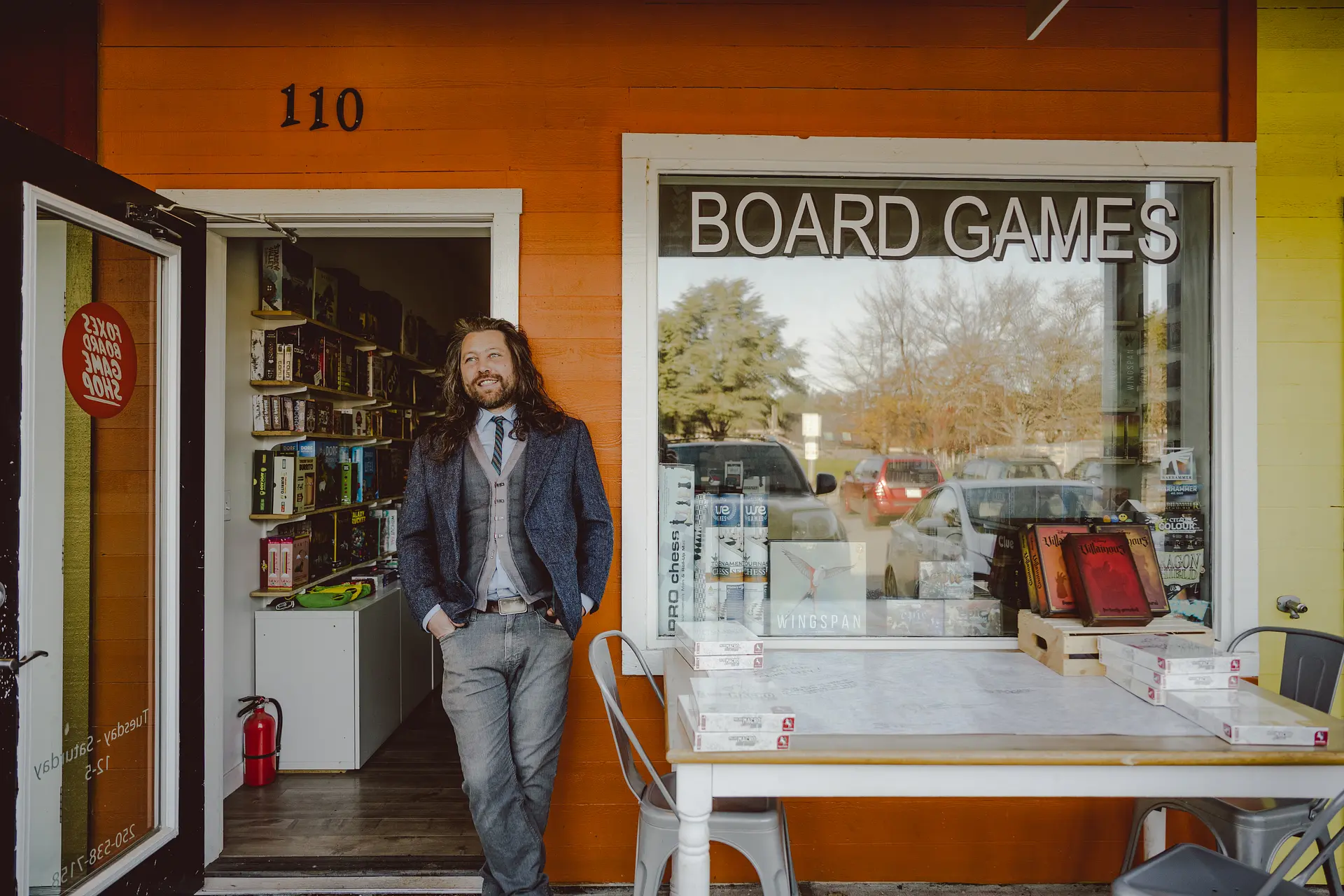 owner of Foxes Board Game Shop